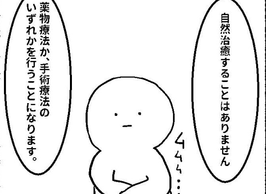 「自然治癒することはありません」薬物療法、手術療法のどちらかを選ばねば…！ #子宮内膜症日記 9