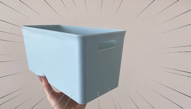 【100均収納】セリア商品で「隙間」を有効活用！生理用品がジャストフィット！