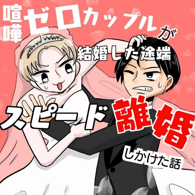 喧嘩ゼロカップルが結婚した途端スピード離婚しかけた話