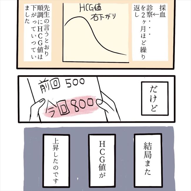 「転院して治療を受けてください」またもやHCG値が上がってしまい… #妊娠したら癌になった話 6
