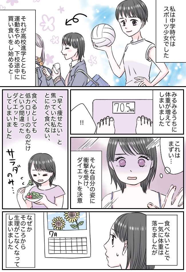 激太りした自分に愕然！「今すぐ痩せたい」と極端な食事制限をし続けてしまった結果…