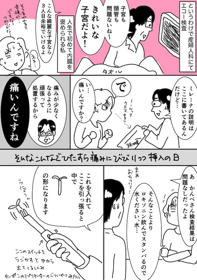 「で、痛いんですね？」挿入の恐怖…もうあの痛みは味わいたくない！ #ミレーナで人生変わった 2
